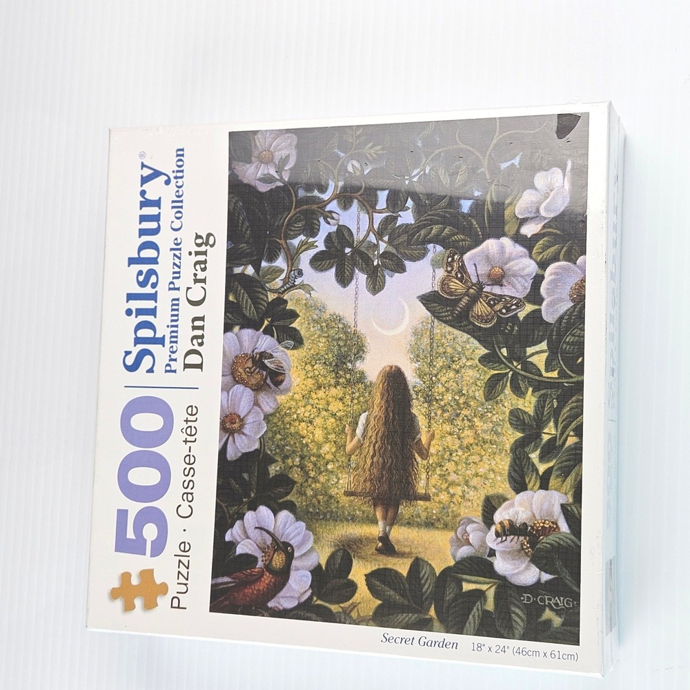 Spilsbury Dan Craig Secret Garden 500 Piece Jigsaw Puzzle 38140 Whimsical Nature
